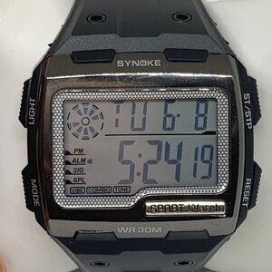 Black Digital Sport Watch
